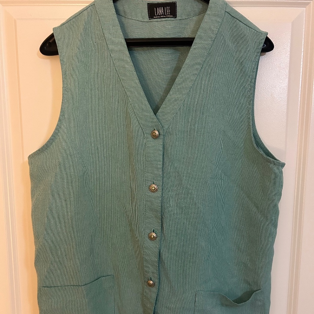 Vintage pinstripe vest